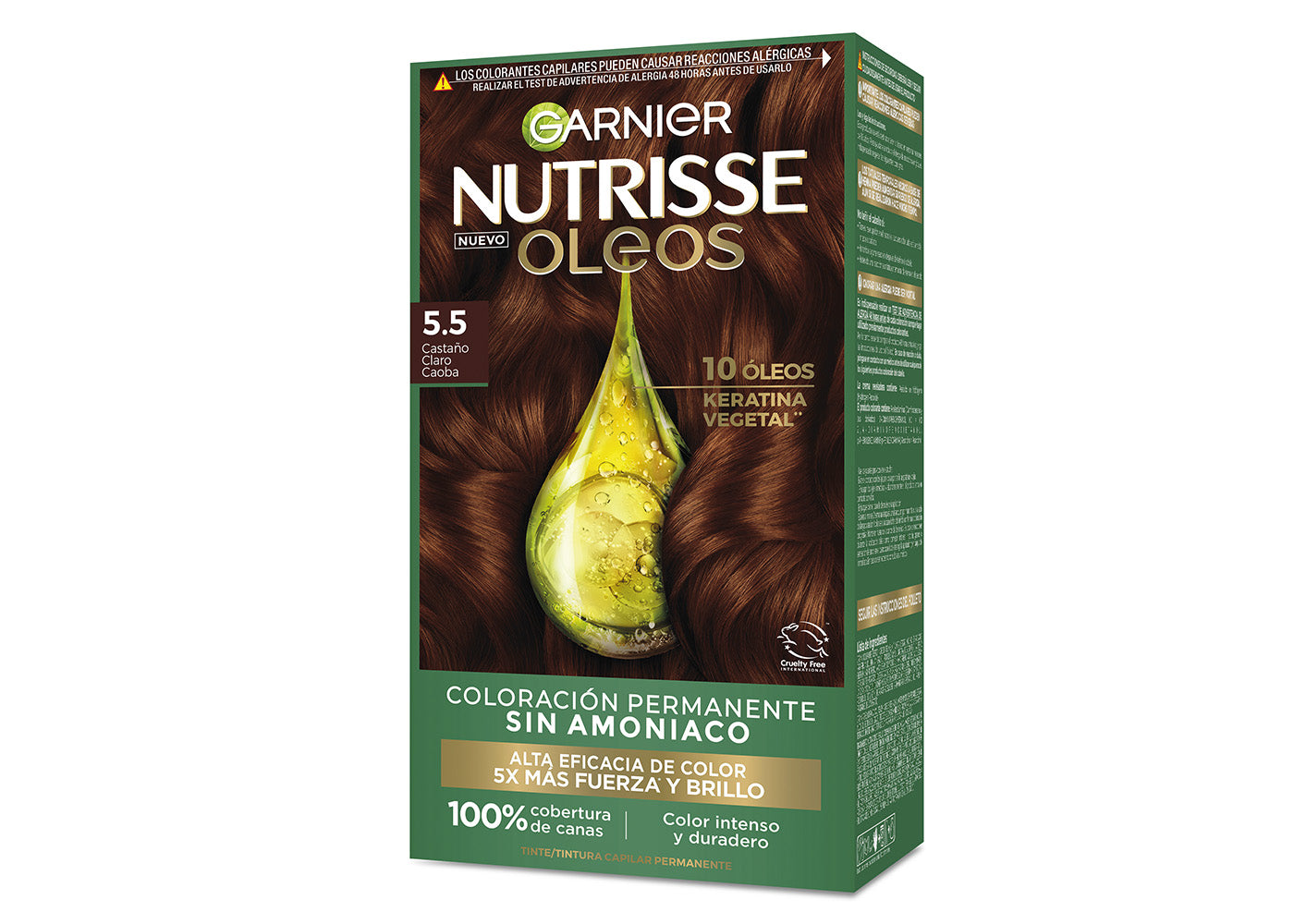 Garnier Nutrisse Oleos
5.5 CASTAÑO CLARO CAOBA